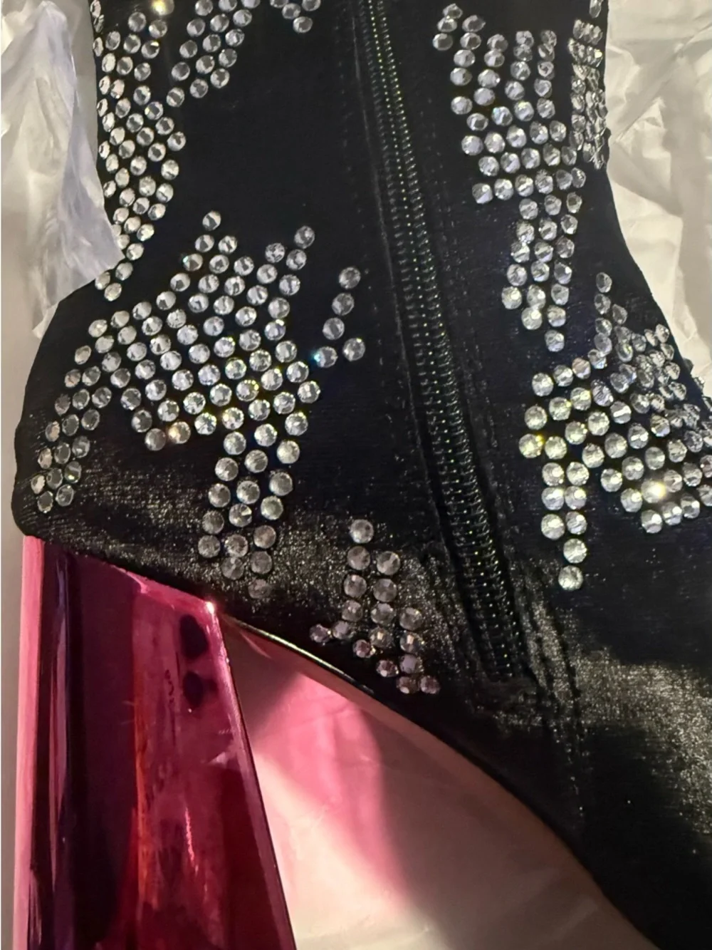 New Betsey Johnson Women's Naomy Tall Block-Heel Boots size 7.5